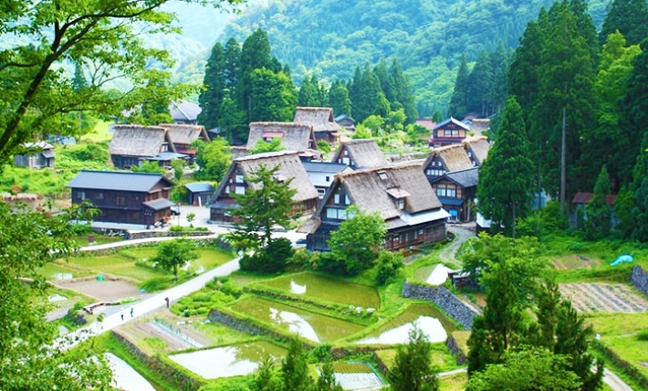世界遺産 五箇山の相倉合掌造り集落